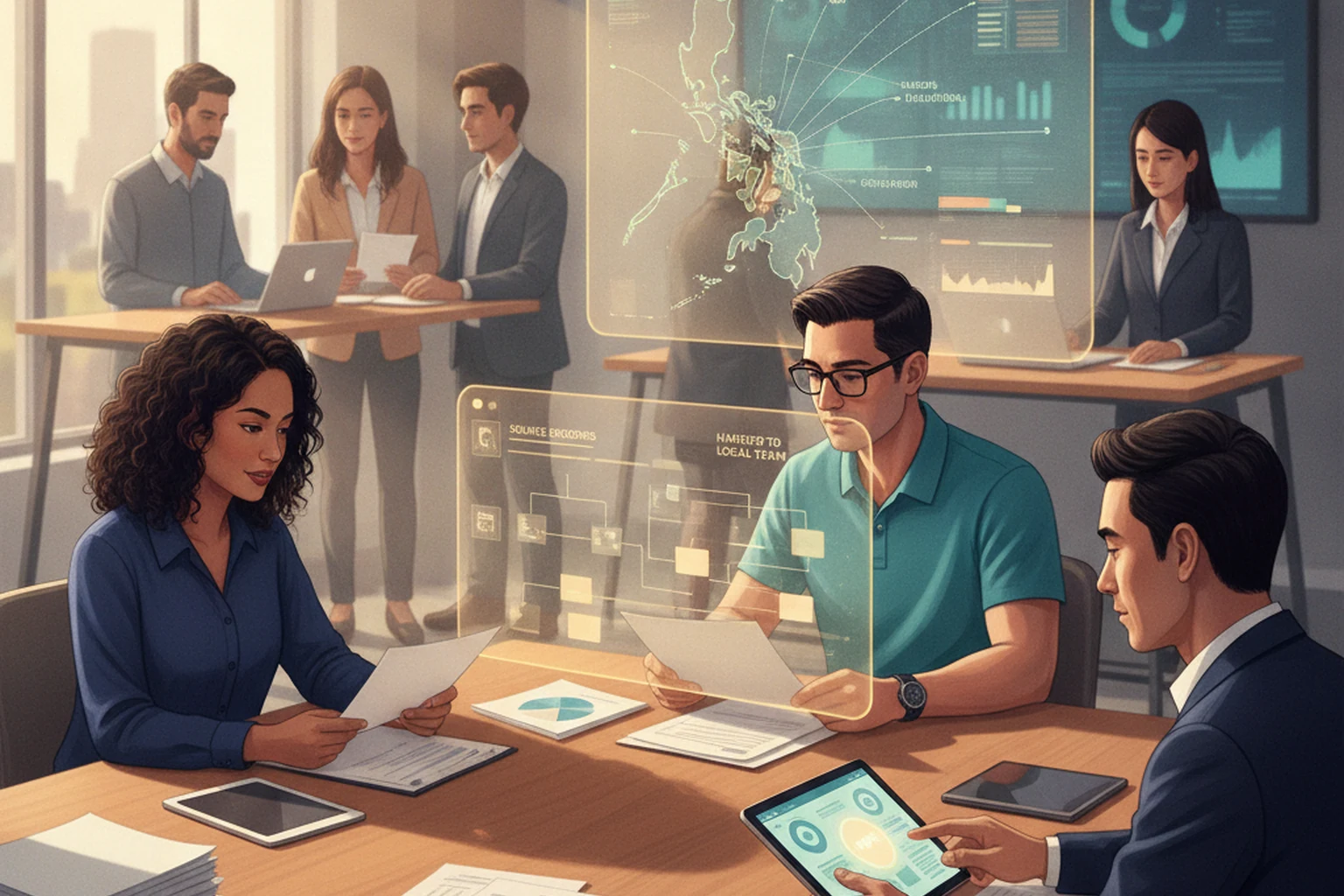 Research Brief: Employment Operations Handoff Reliability editorial illustration