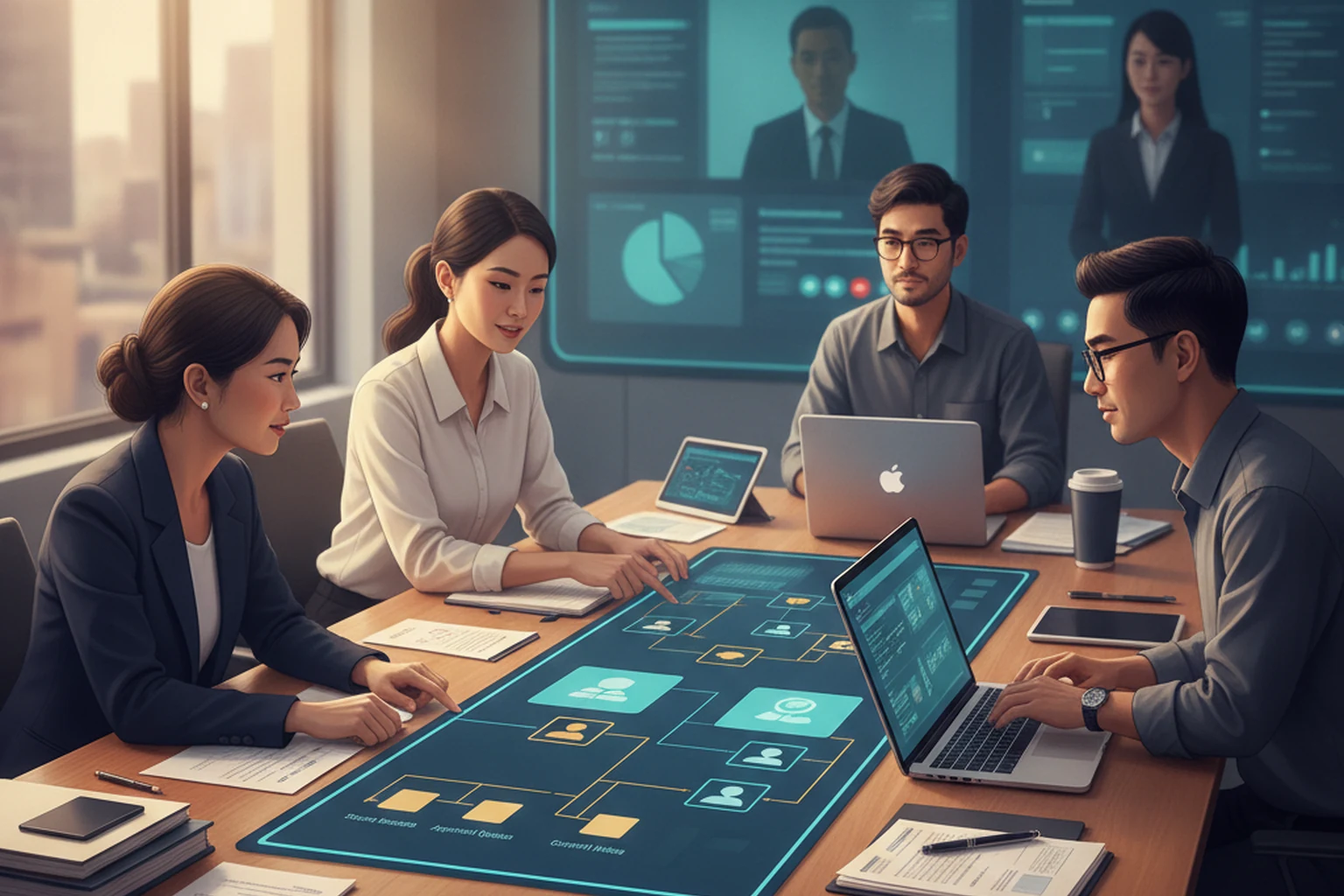 Employment Operations: Quality Review Cadence editorial illustration