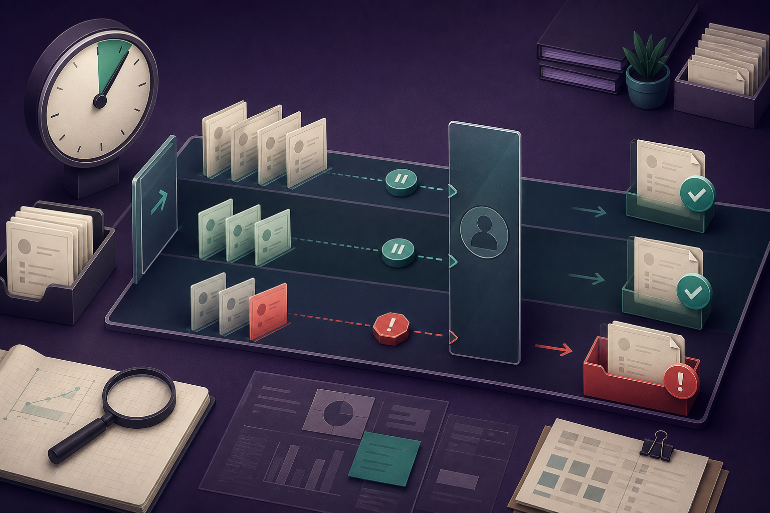Illustration for Can a State Model Reduce Payroll Input False Clears?