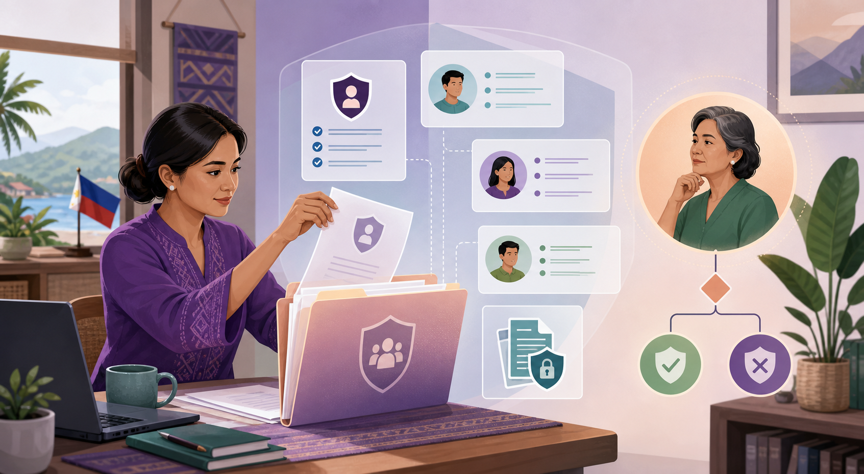 Illustration for Which Evidence Shows a Shared-Folder Transfer Worked?