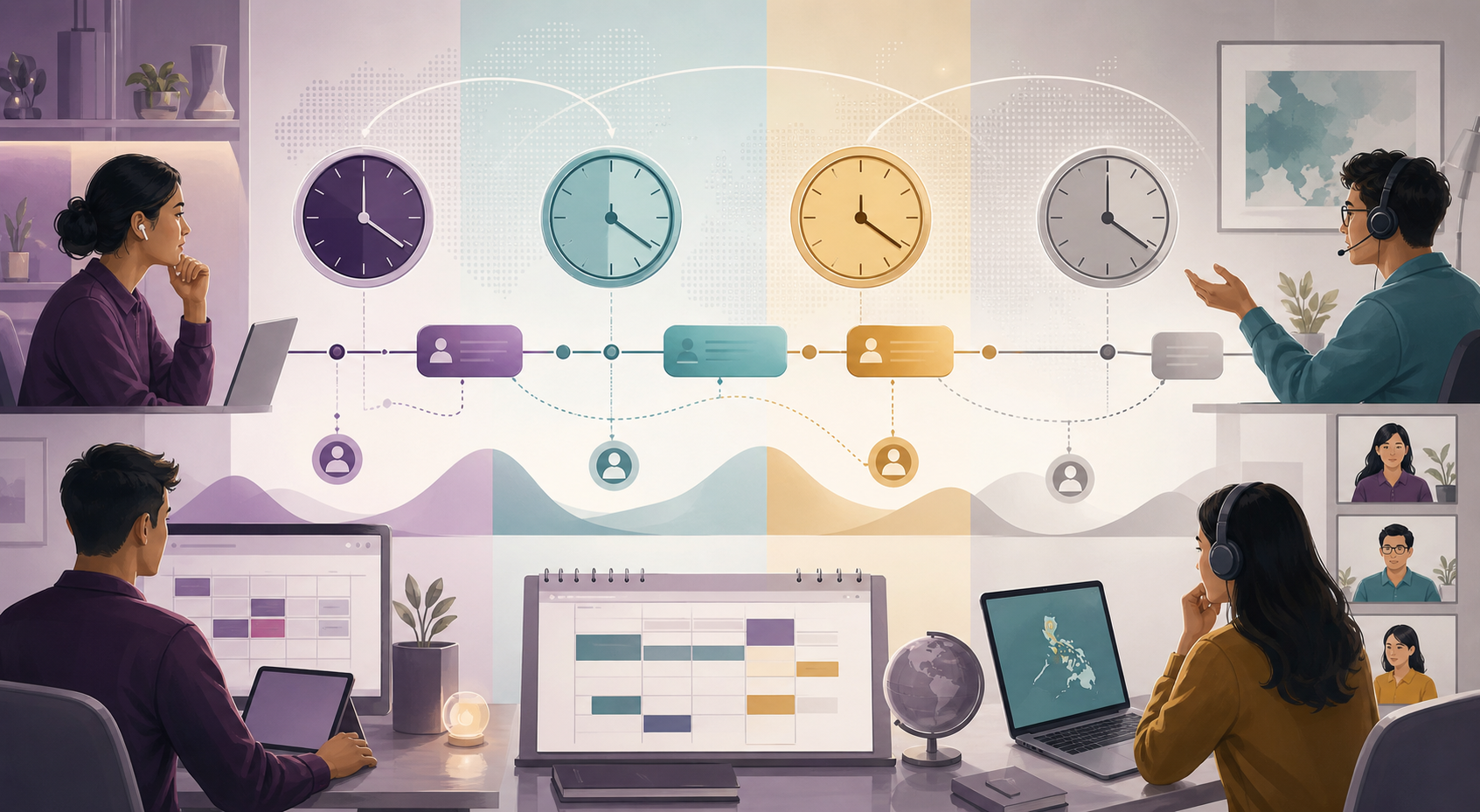 Illustration for Tracing Payroll Inputs From Source to Approval