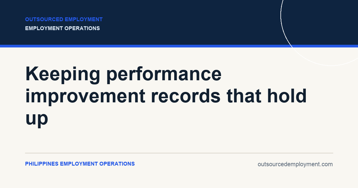 Thumbnail for Keeping performance improvement records that hold up